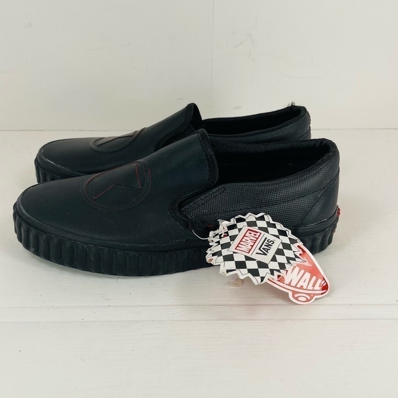 Vans X Marvel Classic Slip On Black Widow Women’s Size 5.5